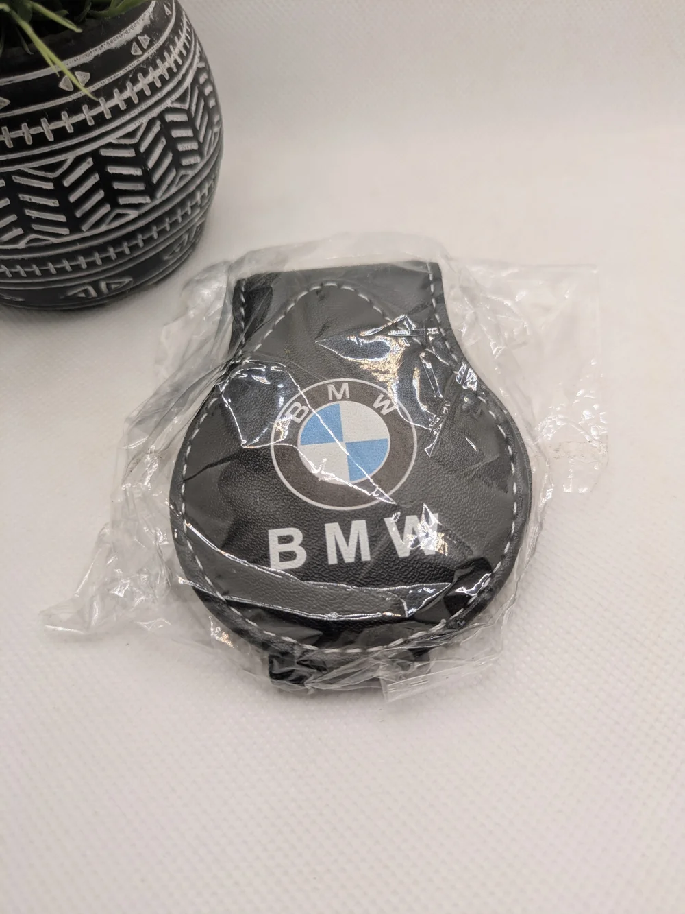 BMW Leather Car Interior Accessories Clip Holder
